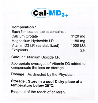 Cal Md3+ Tablet 15