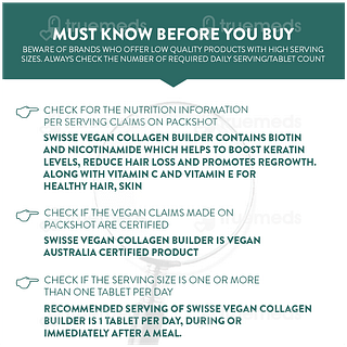 Swisse Beauty Vegan Collagen Builder Tablet 30