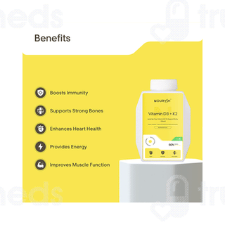 Nourysh Vitamin D3 + K2 Tablet 60
