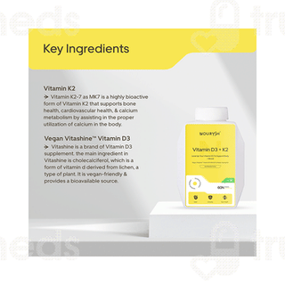 Nourysh Vitamin D3 + K2 Tablet 60