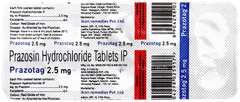 Prazotag 2.5mg Tablet 10 Prazotag 2.5mg Tablet 10