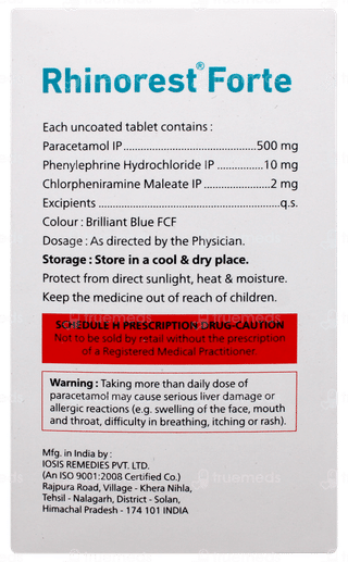 Rhinorest Forte Tablet 10