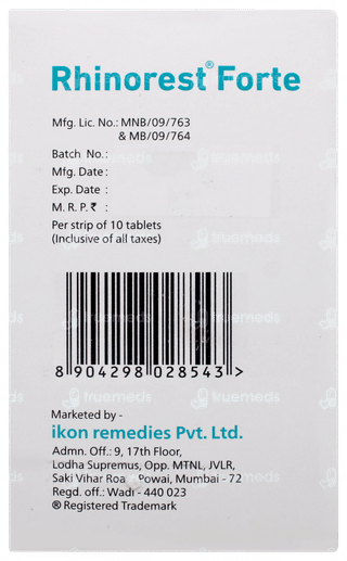 Rhinorest Forte Tablet 10