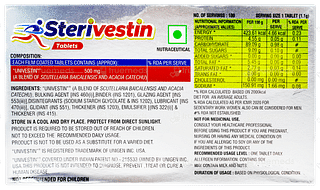 Sterivestin 500mg Tablet 10