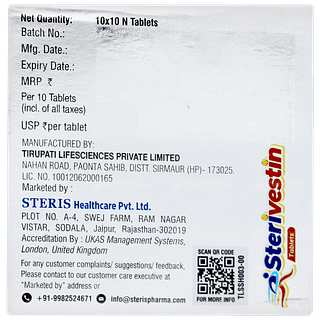 Sterivestin 500mg Tablet 10