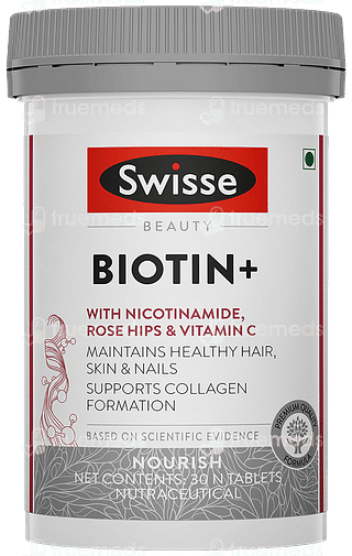 Swisse Beauty Biotin+ With Nicotinamide Rose Hips And Vitamin C Tablet 30