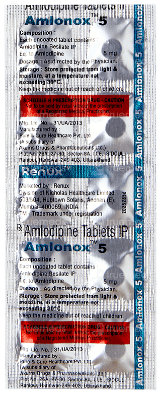 Amlonox 5 Tablet 10