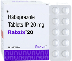 Rabzix 20 Tablet 10 Rabzix 20 Tablet 10