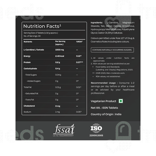 Nutrabay Pro L Carnitine Tablet 60