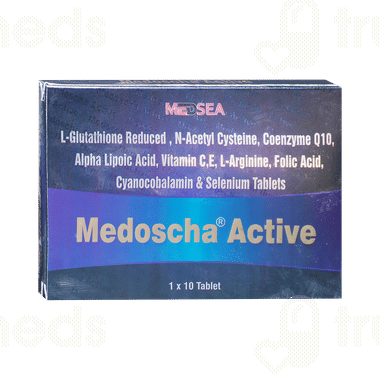 Medoscha Active Tablet 10 - Uses, Side Effects, Dosage, Price | Truemeds Medoscha Active Tablet 10 - Uses, Side Effects, Dosage, Price | Truemeds