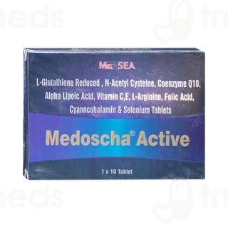 Medoscha Active Tablet 10 - Uses, Side Effects, Dosage, Price | Truemeds