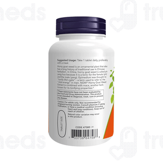 Now Foods Horny Goat Weed Extract 750mg Tablet 90