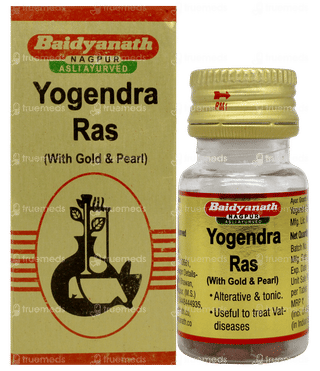 Baidyanath Yogendra Ras With Gold And Pearl Tablet 10