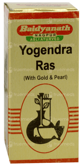 Baidyanath Yogendra Ras With Gold And Pearl Tablet 10