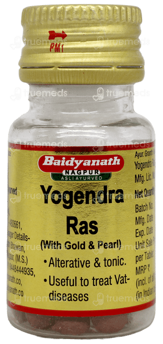 Baidyanath Yogendra Ras With Gold And Pearl Tablet 10
