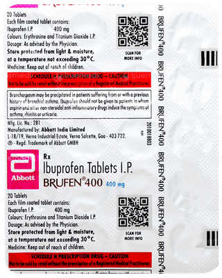 Brufen 400 Tablet 20
