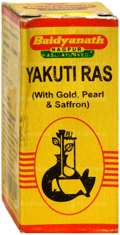 Baidyanath Nagpur Yakuti Ras With Gold Pearl & Saffron Tablet 5