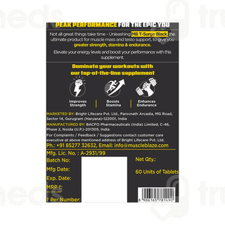 Muscleblaze Koshaveda T Surge Black Tablet 60