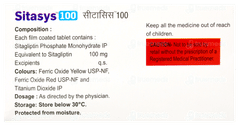 Sitasys 100 Tablet 10 Sitasys 100 Tablet 10