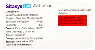 Sitasys 100 Tablet 10