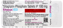 Sitasys 100 Tablet 10 Sitasys 100 Tablet 10