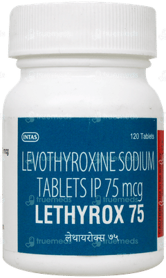 Lethyrox 75 Tablet 120 Lethyrox 75 Tablet 120