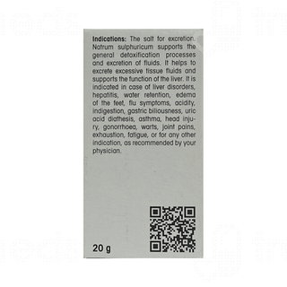 Dr Reckeweg Natrum Sulphuricum 6x Tablet 20gm