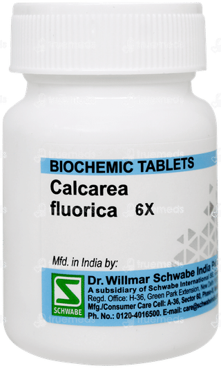 Dr Willmar Calcarea Fluorica 6x Biochemic Tablet 25gm