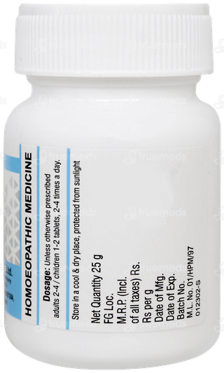 Dr Willmar Calcarea Fluorica 6x Biochemic Tablet 25gm