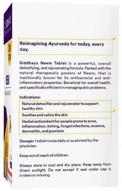 Siddhayu Neem Tablet 60 + 20 Free