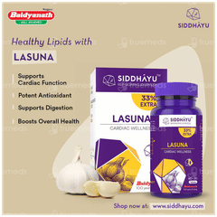 Siddhayu Lasuna Tablet 60 + 20 Free