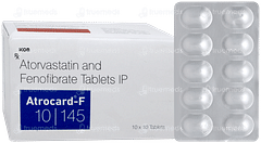 Atrocard F 10/145 Tablet 10