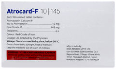 Atrocard F 10/145 Tablet 10 Atrocard F 10/145 Tablet 10