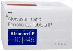Atrocard F 10/145 Tablet 10 Atrocard F 10/145 Tablet 10