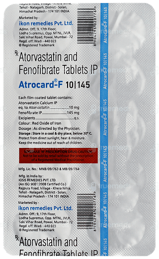 Atrocard F 10/145 Tablet 10