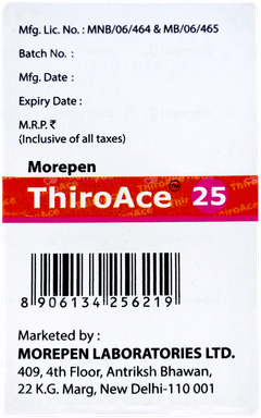 Thiroace 25 Tablet 100