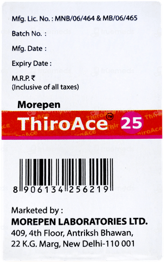 Thiroace 25 Tablet 100