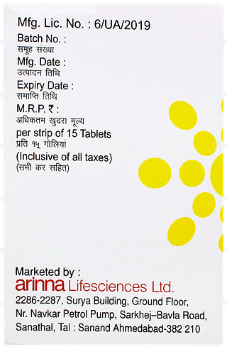 Fritolev 500 Tablet 15