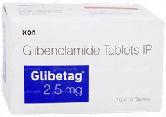 Glibetag 2.5mg Tablet 10