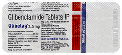 Glibetag 2.5mg Tablet 10