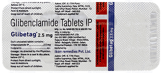 Glibetag 2.5mg Tablet 10