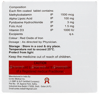 Neurodax D3 Tablet 10