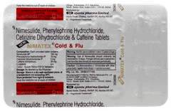 New Nimatex Cold & Flu Tablet 10