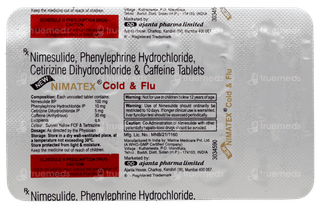 New Nimatex Cold & Flu Tablet 10