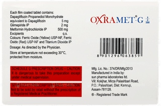 Oxramet G 5/2/500 Tablet 7