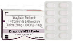 Diapride Ms1 Forte Tablet 10 Diapride Ms1 Forte Tablet 10