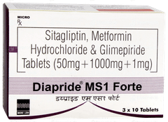 Diapride Ms1 Forte Tablet 10 Diapride Ms1 Forte Tablet 10
