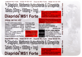 Diapride Ms1 Forte Tablet 10