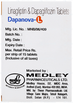 Dapanova L Tablet 15