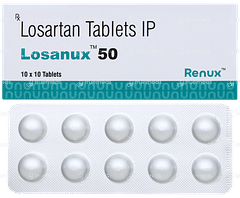 Losanux 50 Tablet 10 Losanux 50 Tablet 10